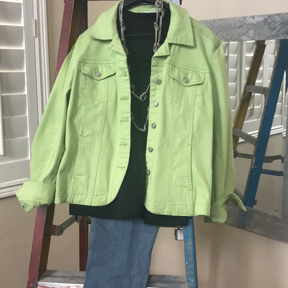 Cotton jean jacket look